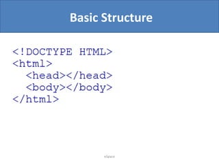 HTML CSS Basics | PPT
