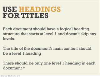 HTML/CSS tips to improve the accessibility of your websites Slide 156