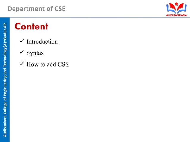 Cascading Style Sheets | PPT