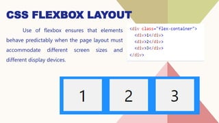 Html layout elements ppt and techniques ICT | PPT