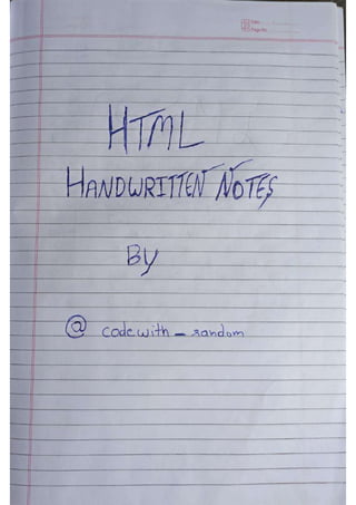 HTML - Notes.pdf