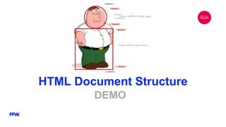 HTML Document Structure
DEMO
 