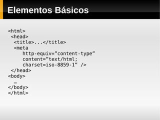 Html   Primeira Parte Alberane