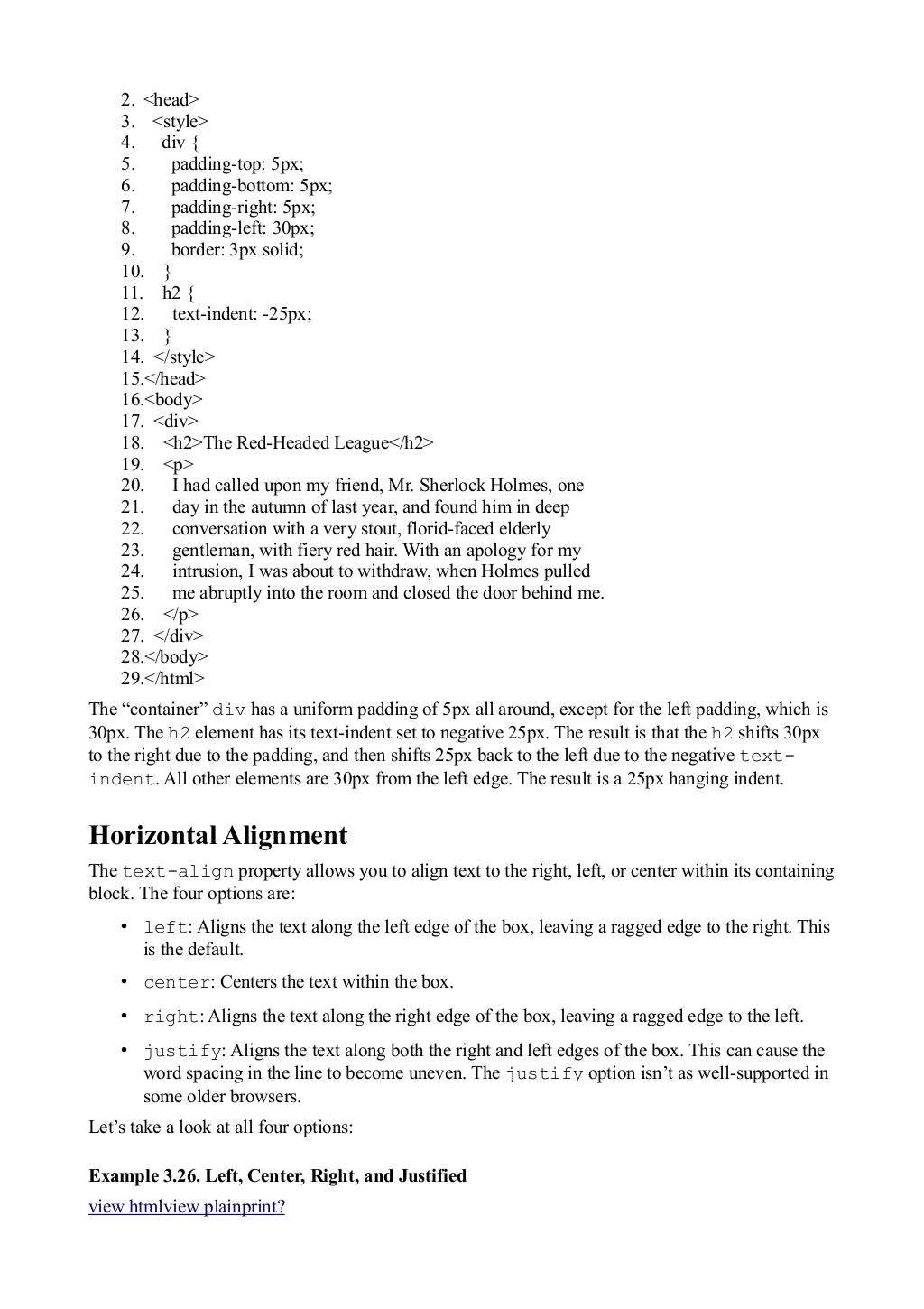 write a html program