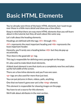 HTML Tutorial | PDF