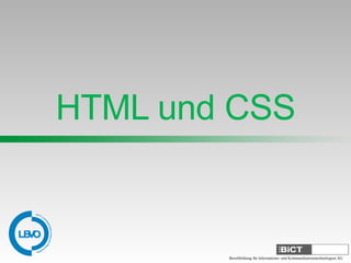 HTML und CSS 