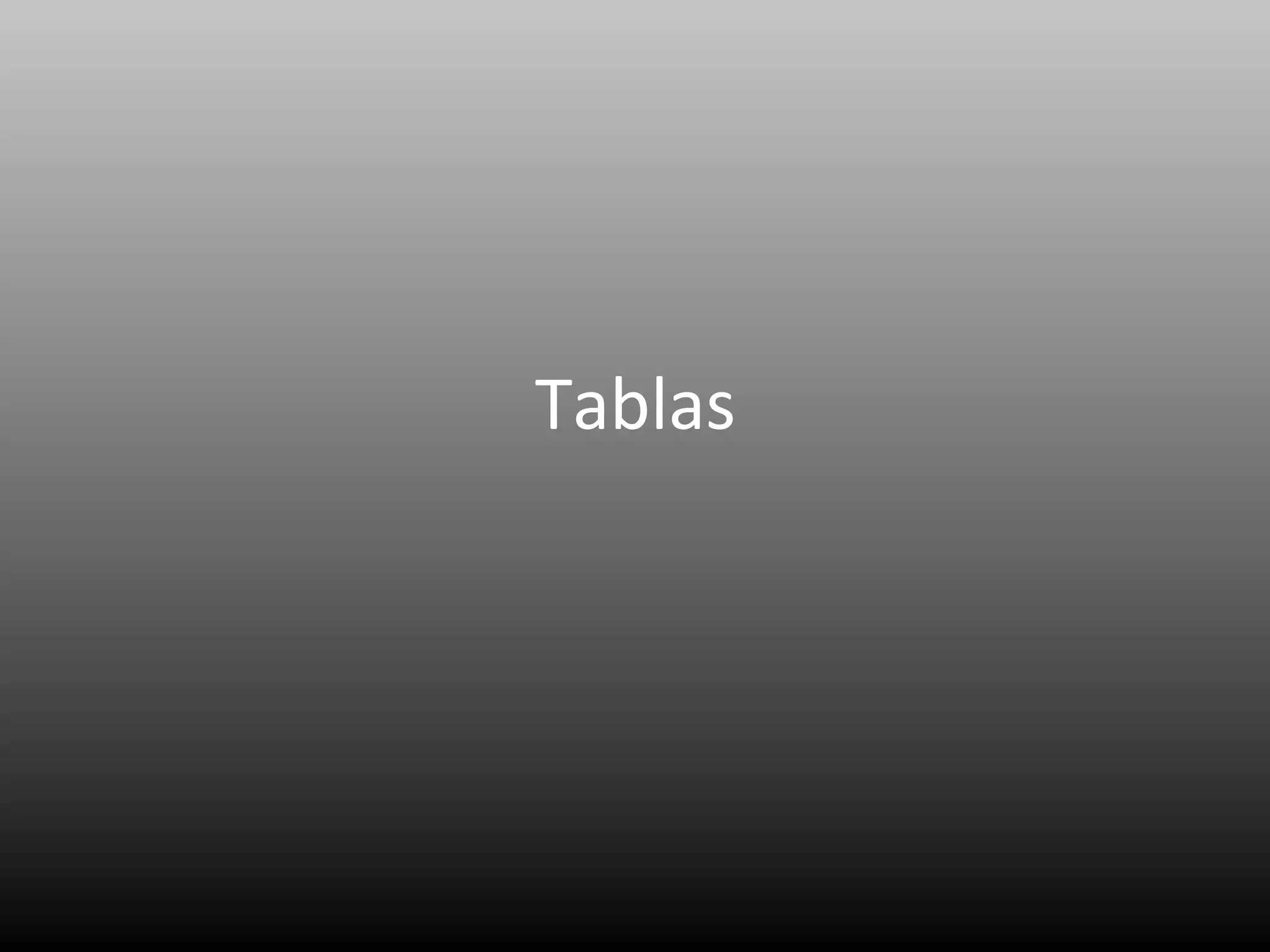Tablas
     	
  
 