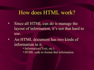 Basics of Html | PPT