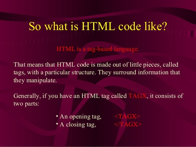 Basics of Html