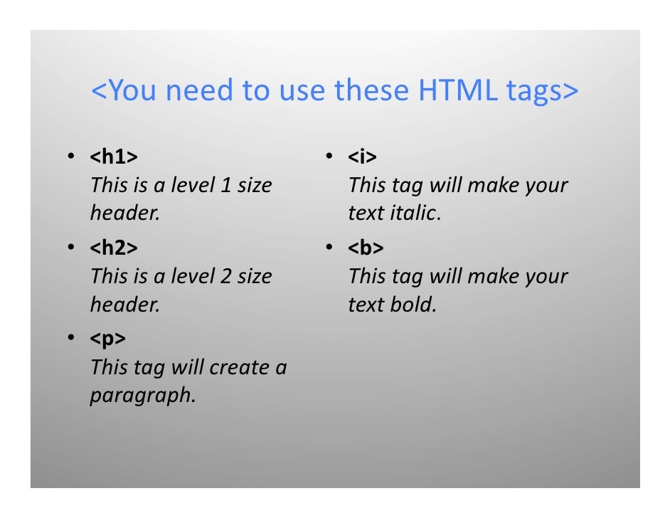 HTML Intro Assignment