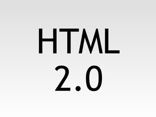 HTML 2.0 