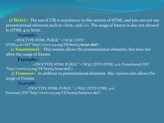 Html4 | PPTX