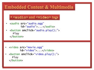 New attributes like required, pattern, min, max, etc. have been introduced to describe validity constraints for the expected input.