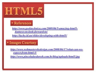 Embedded Content & Multimedia  and  tags