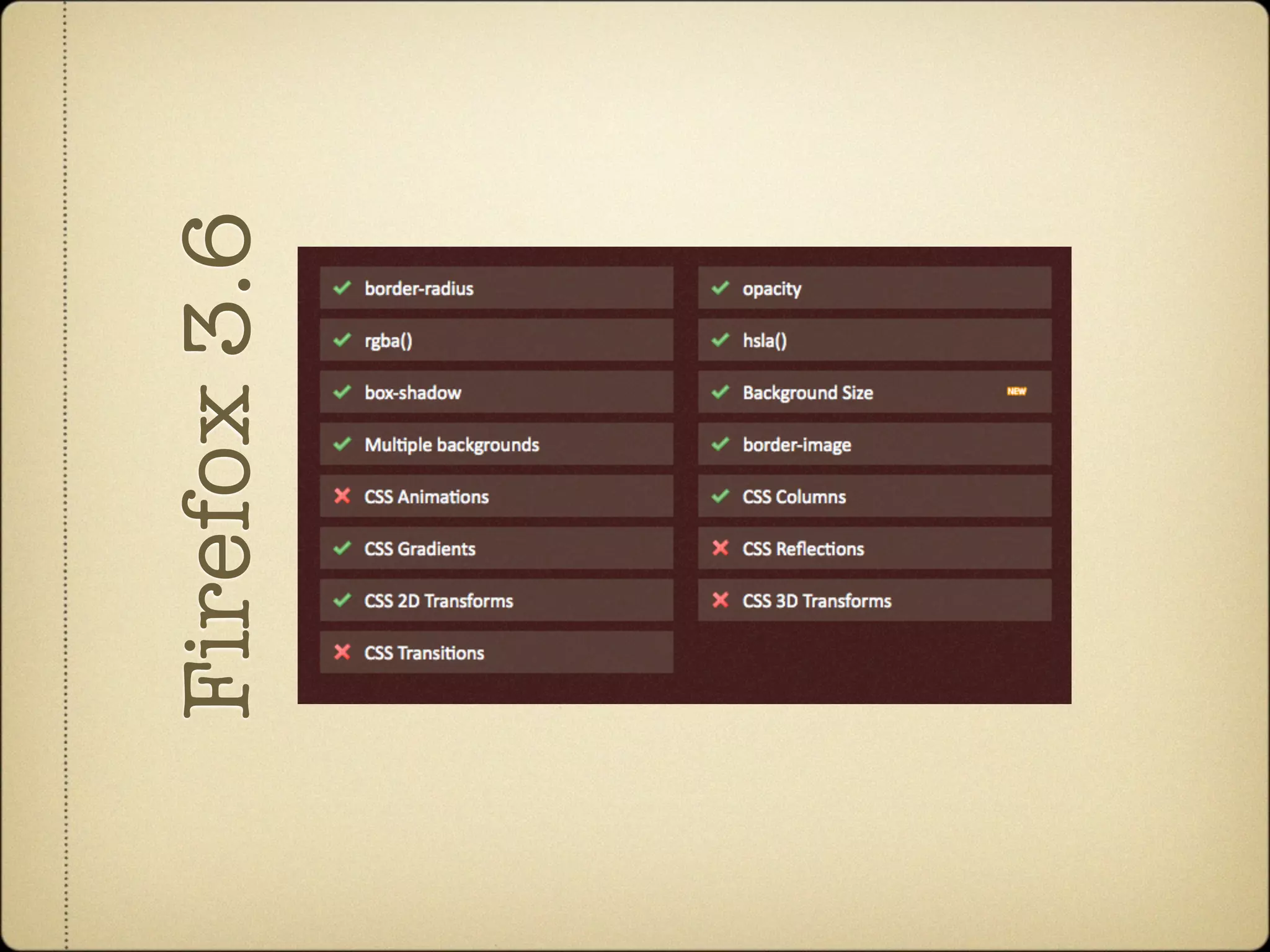 Firefox 3.6
 