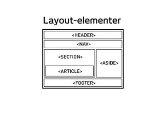 Layout-elementer
 