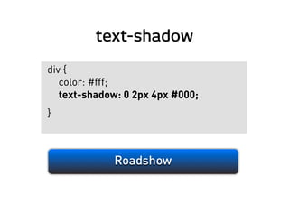 text-shadow
div {
color: #fff;
text-shadow: 0 2px 4px #000;
}
 