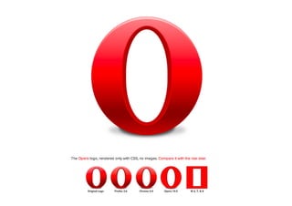 Opera-logo av kun CSS
 