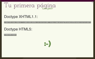 HTML5: empieza hoy