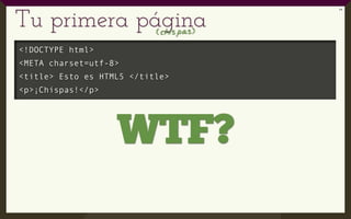HTML5: empieza hoy