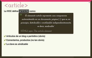 HTML5: empieza hoy