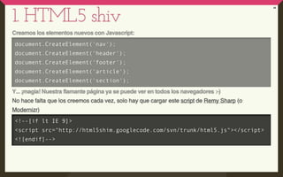 HTML5: empieza hoy