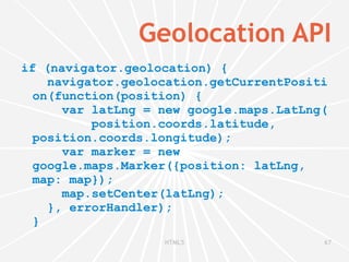 3D Canvas (Web GL) <canvas id="canvas" width="838" height="220"></canvas> <script> var gl = document. getElementById("canvas"). getContext ("experimental-webgl"); gl. viewport (0, 0, canvas.width, canvas.height); ... </script> 