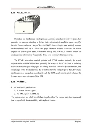 Microdatos Html HTML5 | PDF