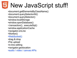 <sectionid="archive"><article class="article"><header><h1>HTML 5 stuffs</h1></header><div class="content">  Here we can talk about our <mark>HTML 5</mark> stuff!</div>    <footer>      <p>Posted <time pubdate=""datetime="2011-4-6T19:30">Wednesday</time>.</p>  </footer>  </article></section>