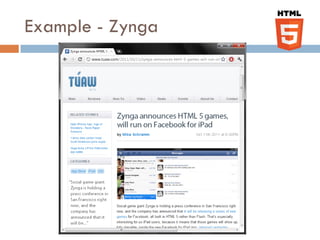 Example - Zynga
 