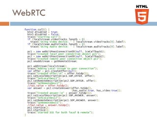 WebRTC
 