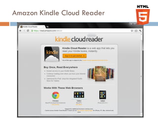 Amazon Kindle Cloud Reader
 