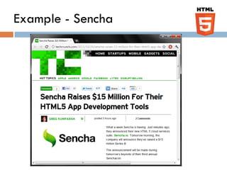 Example - Sencha
 