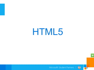 HTML5
 