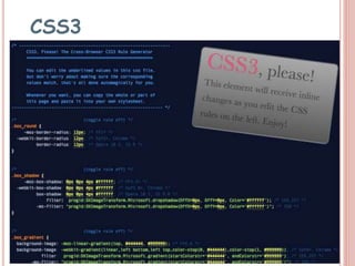 CSS3
 