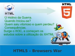 Chegamos ao HTML5 