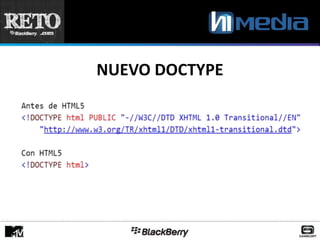 NUEVO DOCTYPE
 