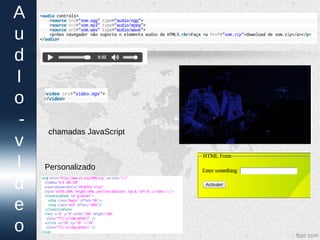 A
u
d
I
o
-
    chamadas JavaScript
v
I   Personalizado

d
e
o
 