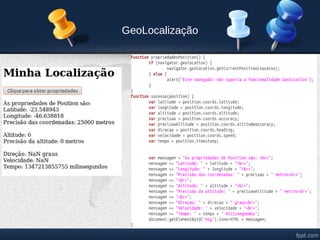 GeoLocalização
 