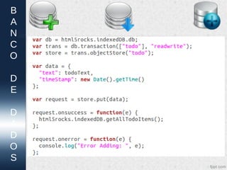 B
A
N
C
O

D
E

D
A
D
O
S
 