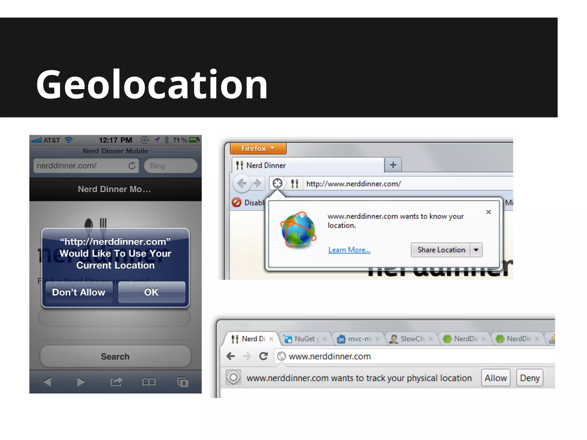 Geolocation
 