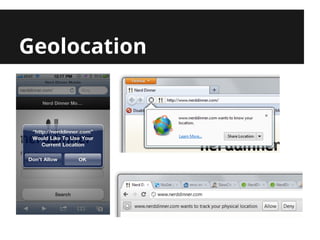 Geolocation
 