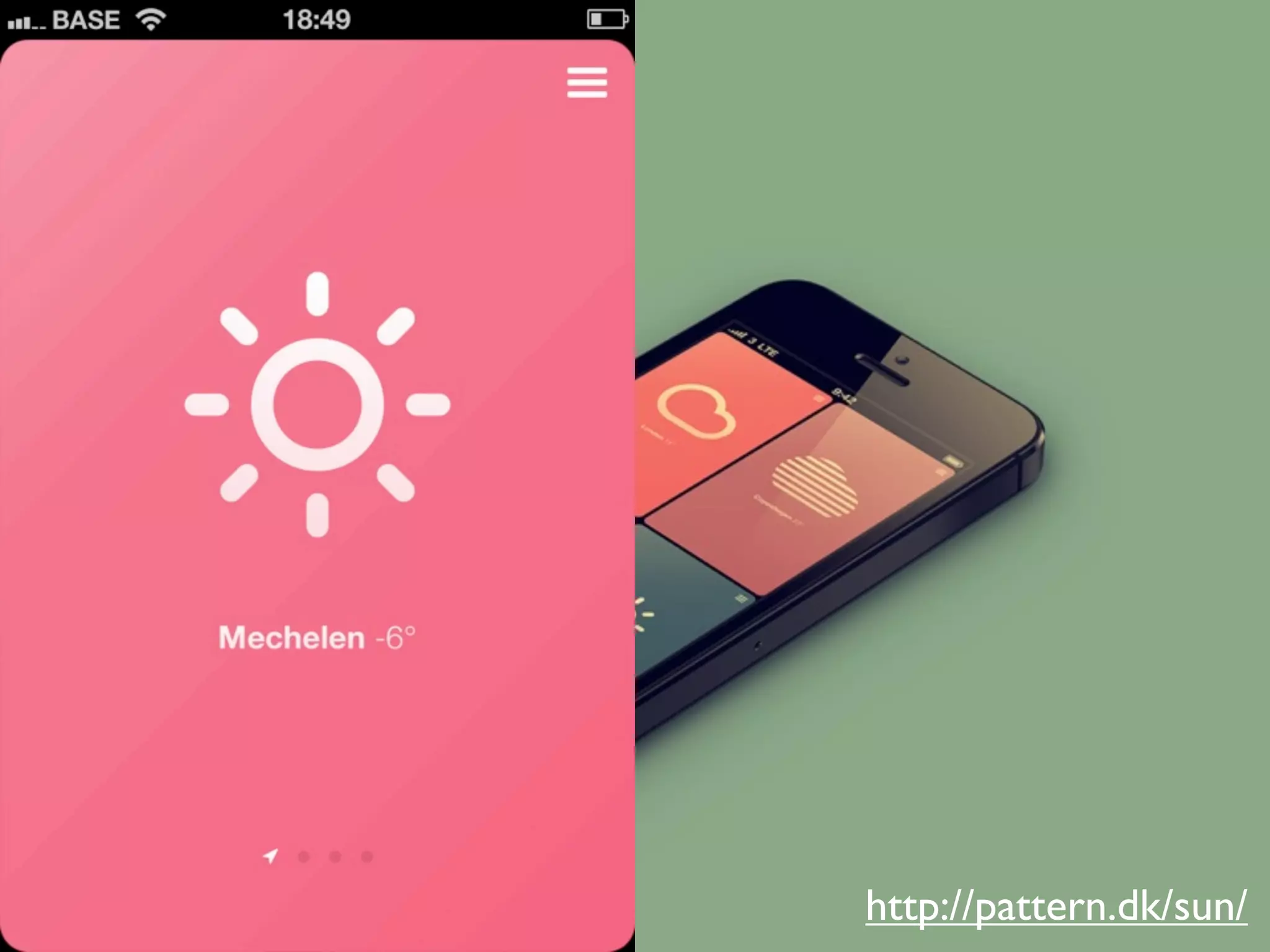 http://pattern.dk/sun/
 