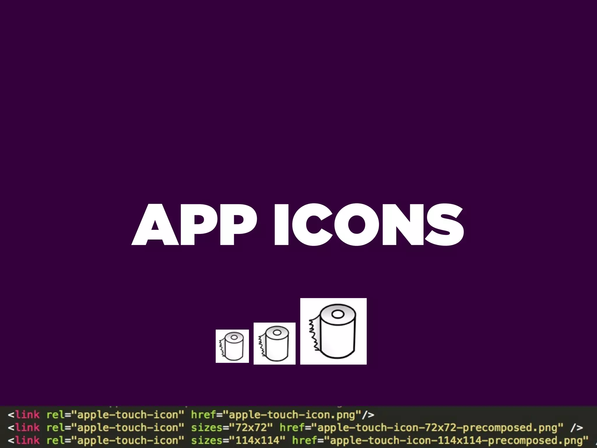 APP ICONS
 