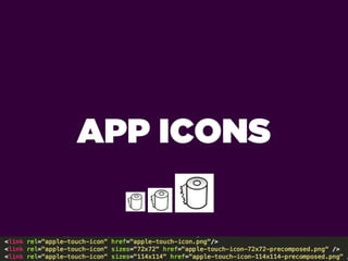 APP ICONS
 