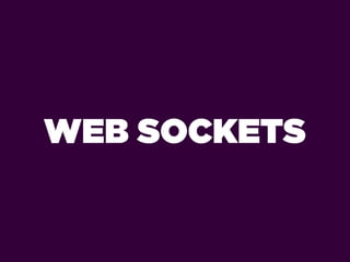 WEB SOCKETS
 