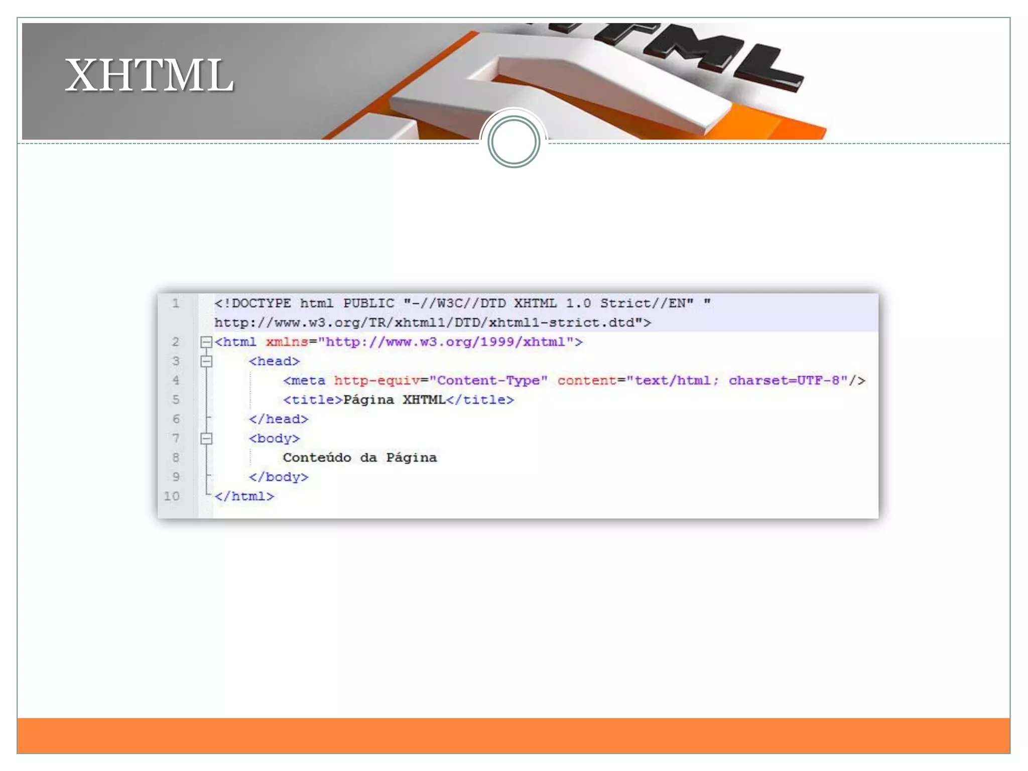 XHTML
 