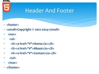 Html5 Basic Structure | PPT