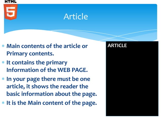 Html5 Basic Structure | PPT