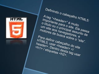 Html5 Primeiros Passos! 